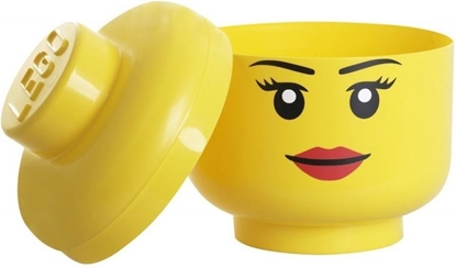 Изображение LEGO Room Copenhagen Storage Head Girl, big pojemnik żółty (RC40321725)