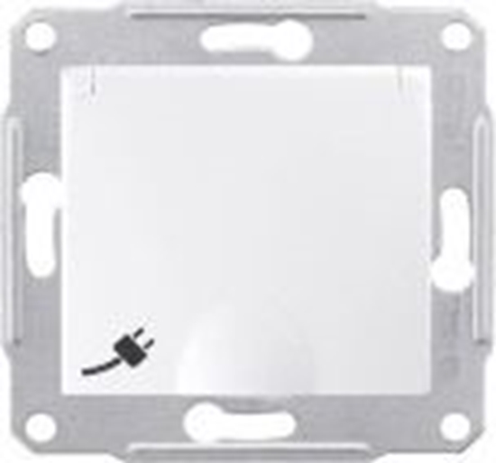 Изображение Legrand Gniazdo pojedyncze Valena Life hermetyczne IP44 uziemienie schuko biay (753119)