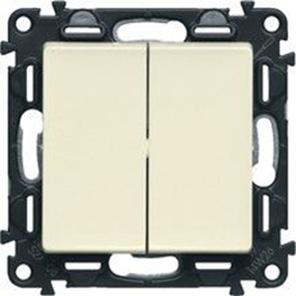Picture of Legrand cznik wiecznikowy Valena Life podwójny 10AX kremowy (752205)