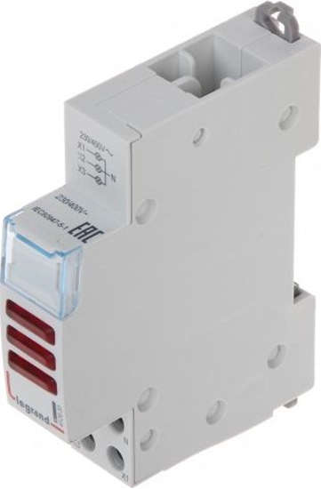 Picture of Legrand LAMPKA SYGNALIZACYJNA LED LE-412933 DO MONTAU NA SZYNIE DIN (TS-35) LEGRAND