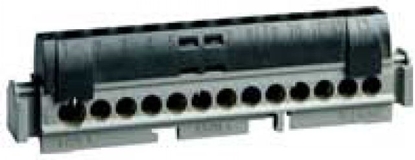 Picture of Legrand Listwa przyczeniowa 17-otworów czarna IP2xC17 (004855)