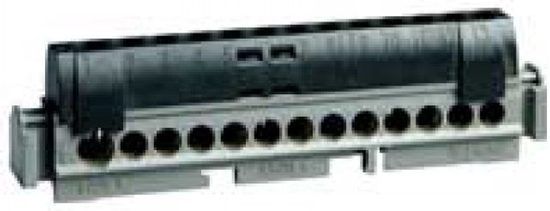 Изображение Legrand Listwa przyczeniowa 17-otworów czarna IP2xC17 (004855)