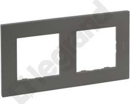 Picture of Legrand Niloe Step - ramka podwójna 2x- kolor stalowy 863492