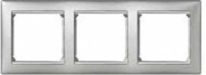 Picture of Legrand Ramka potrójna Valena pozioma aluminium/srebro (770353)