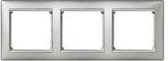Picture of Legrand Ramka potrójna Valena pozioma aluminium/srebro (770353)
