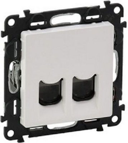 Picture of Legrand VALENA LIFE Gniazdo komputerowe podwójne RJ45 kat.6 UTP biae (753143)