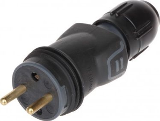 Picture of Legrand Wtyczka gumowa 2P+Z - 16 A - IP55 - IK08 - autozaciski i dawik Legrand 50444 himp