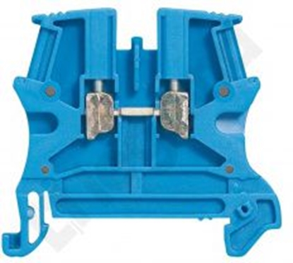 Изображение Legrand Zczka szynowa 2-przewodowa 2,5mm2 niebieska (037100)