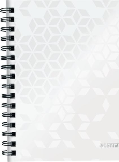 Picture of Leitz Koonotatnik w kratk A5 PP Leitz WOW, biay 46410001