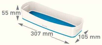 Attēls no Leitz MyBox Storage tray Rectangular ABS synthetics Blue, White