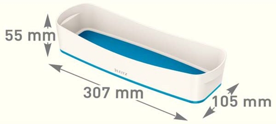 Picture of Leitz MyBox Storage tray Rectangular ABS synthetics Blue, White