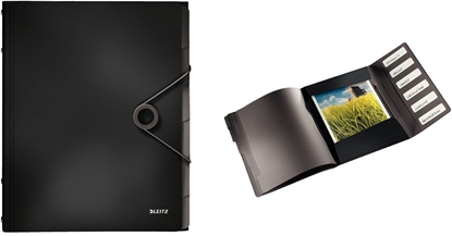 Attēls no Leitz Teczka z przekadkami, czarna (45691095)