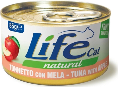 Изображение Life Pet Care LIFE CAT pusz.85g TUNA + APPLE /24