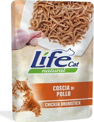 Picture of Life Pet Care LIFE CAT sasz.70g CHICKEN DRUMSTICK + CARRORTS /30