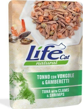 Picture of Life Pet Care LIFE CAT sasz.70g TUNA + CLAMS + SHRIMPS /30