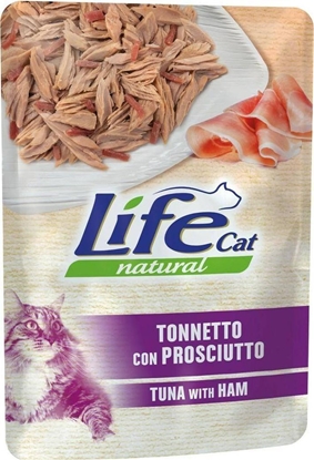 Picture of Life Pet Care LIFE CAT sasz.70g TUNA + HAM /30