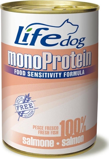Picture of Life Pet Care LIFE DOG pusz.400g SALMON MONOPROTEIN /24
