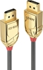 Изображение Lindy 2m DisplayPort 1.4 Cable, Gold Line
