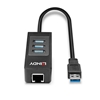 Изображение Lindy USB 3.1 Hub & Gigabit Ethernet Adapter