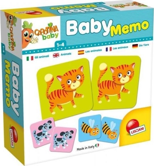 Picture of Lisciani Carotina Baby Memo Zwierzta 80045 LISCIANI