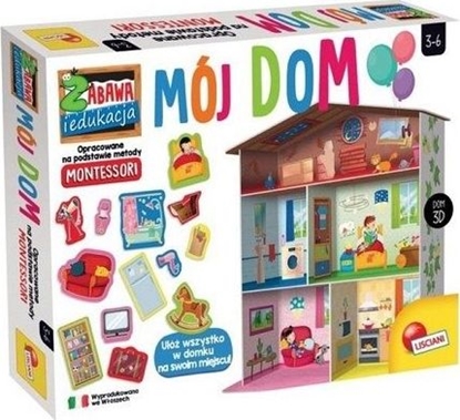 Attēls no Lisciani Gra edukacyjna Montessori Maxi mój dom