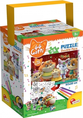 Picture of Lisciani Puzzle z rczk mini 24 44 Koty