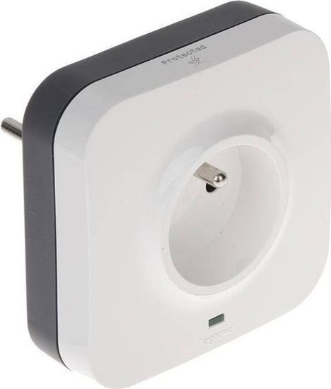 Изображение Listwa zasilajca Legrand LE przeciwprzepiciowa 1 gniazdo biaa (LE-50670)