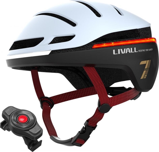 Picture of Livall Smart Kask Rowerowy LED/SOS r. 58-62cm Biay EVO21