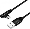 Изображение Kabel USB LogiLink USB-A - microUSB 1 m Czarny (CU0142)