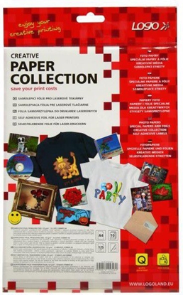 Picture of Logo Samoprzylepny folia, przeroczysta, A4, 125 g/m2, 10 arkuszy (15346)