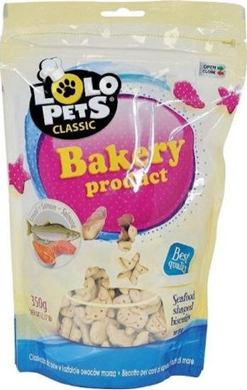 Picture of Lolo Pets Classic Ciastka Dla Psa Z ososiem W Folii Doypack 350g