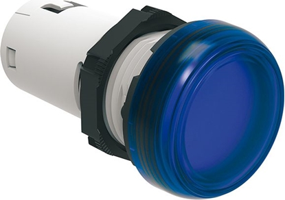 Attēls no Lovato Electric Lampka sygnalizacyjna LED jednoczęściowa niebieska 230V AC (LPMLM6)
