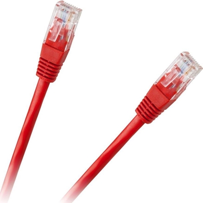 Изображение LP Patchcord kabel UTP 8c wtyk-wtyk 1.0m CCA czerwony cat.6e
