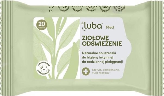 Picture of Luba LUBA_Med Zioowe odwieenie chusteczki do higieny intymnej 20 szt.