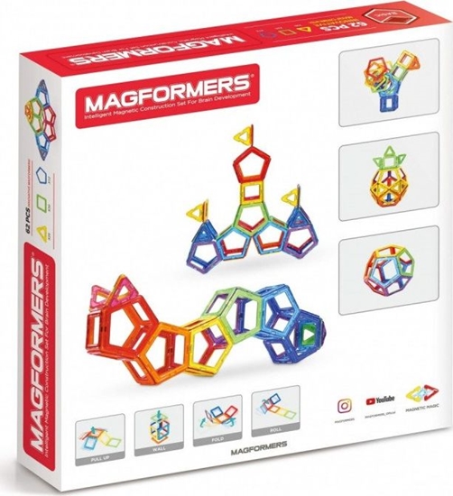 Picture of Magformers KLOCKI MAGFORMERS BASIC 62el NR KAT 701007