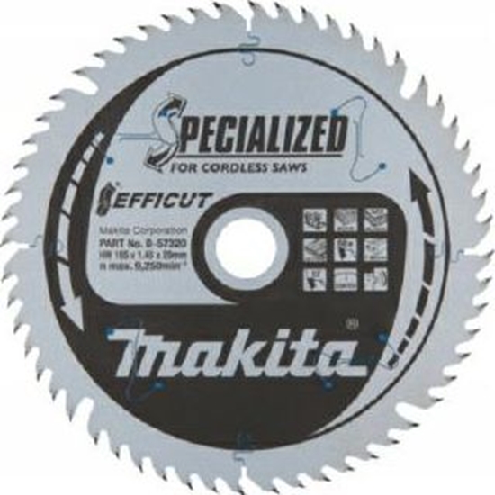 Изображение Makita Pia Tarczowa 190x30x24z Efficut Mb-64185