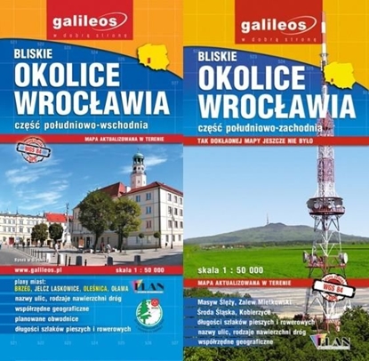 Изображение Mapa - Bliskie ok. Wrocławia cz. połud-wsch./zach.