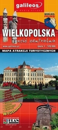 Изображение Mapa atrakcji tur. - Wielkopolska cz. centralna