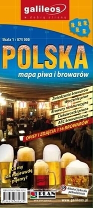 Picture of Mapa piwa i browarów - Polska 1:875 000