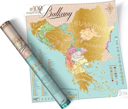 Изображение Mapa zdrapka - #100 Inspiracji Bałkany