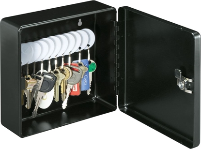 Изображение MasterLock Średnia szafeczka na klucze - stalowa konstrukcja/czarna/pojemność: 10 kluczy