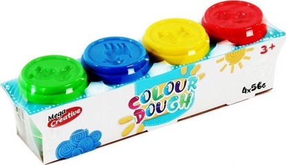 Attēls no Mega Creative MASA PLASTYCZ 4KOL 22X7X6 MC DOH TUB 48/96