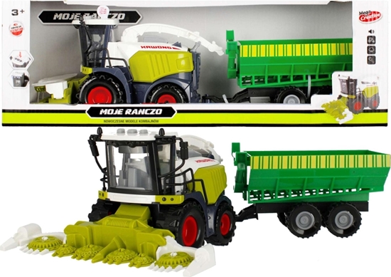 Изображение Mega Creative Moje ranczo Kombajn z przyczep 36 cm ze wiatem i dwikami
