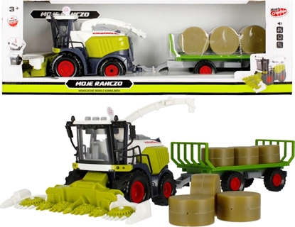 Attēls no Mega Creative Moje ranczo Kombajn z przyczep 40 cm ze wiatem i dwikami