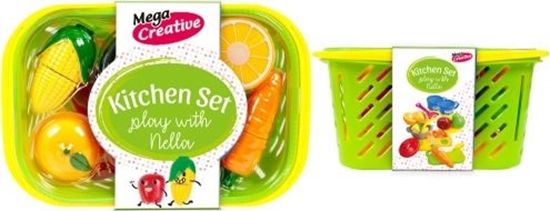 Изображение Mega Creative OWOCE I WARZYWA DO KROJENIA W KOSZYKU MEGA CREATIVE 452168