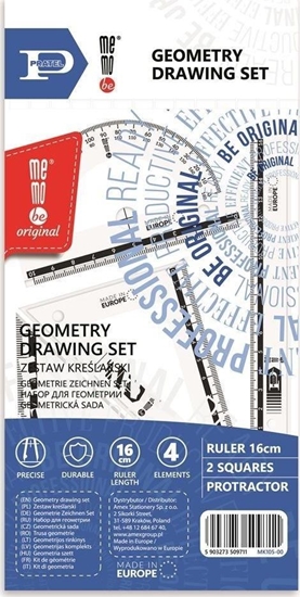 Picture of MemoBe Zestaw krelarski z linijk 16cm MamoBe PRATEL