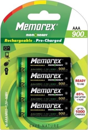 Picture of Memorex Akumulator AAA / R03 900mAh 4 szt.
