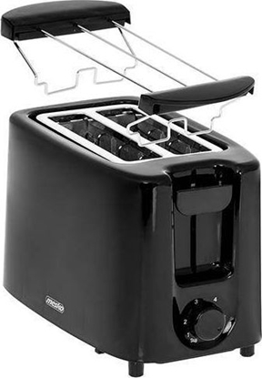 Attēls no Mesko | Toaster | MS 3220 | Power 750 W | Number of slots 2 | Housing material Plastic | Black