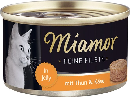 Picture of Miamor Miamor Feine Filets puszka Tyczyk i ser - 100g
