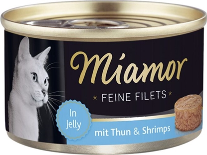 Attēls no Miamor Miamor Feine Filets puszka Tuczyk i krewetki - 100g